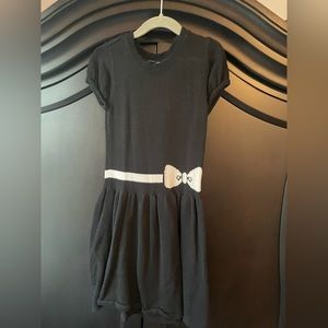 Girls, black and white sweater dress gap kids size small 6-7